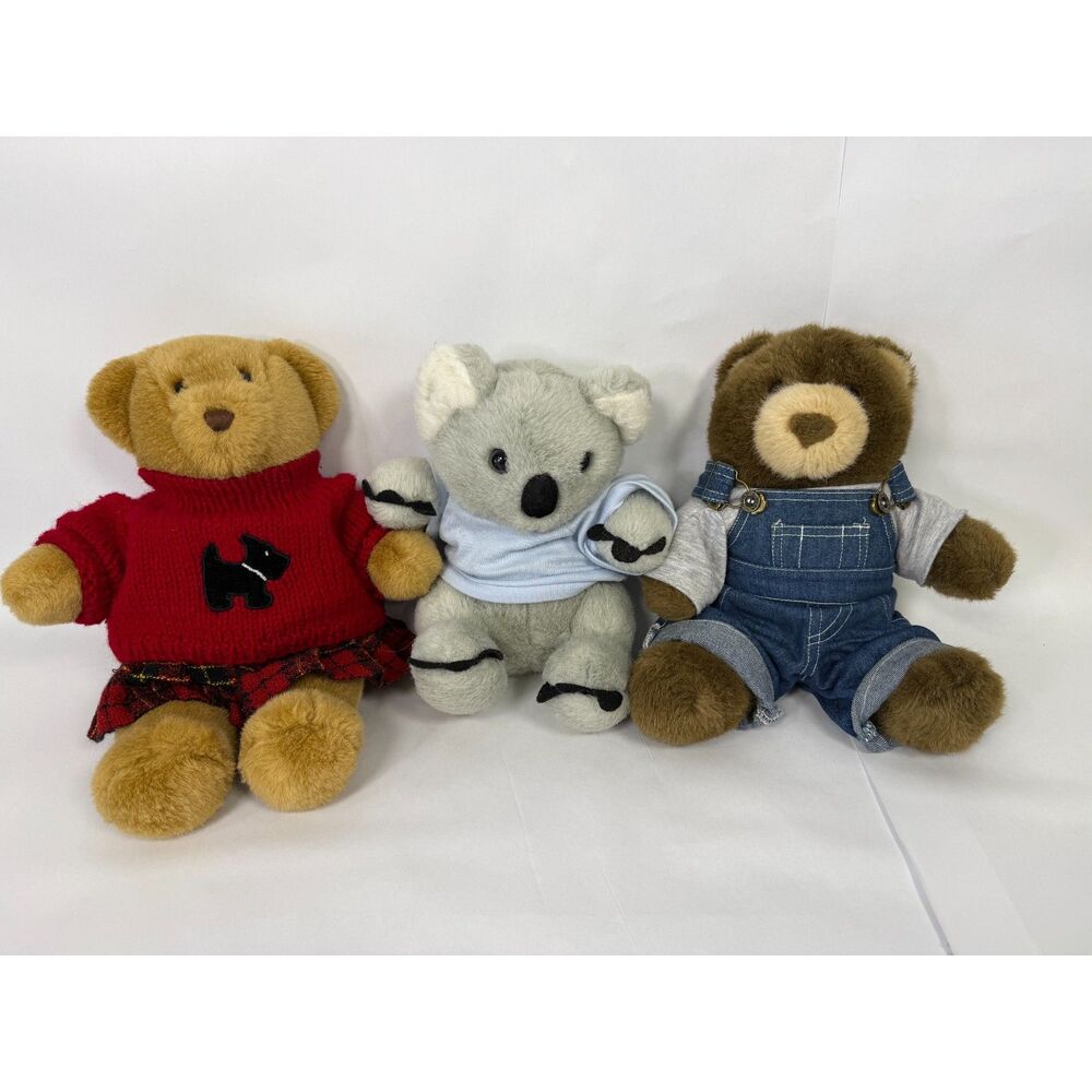 Vintage Build-A-Bear Lot of 3 Retired 1997 90s Y2K Collectible